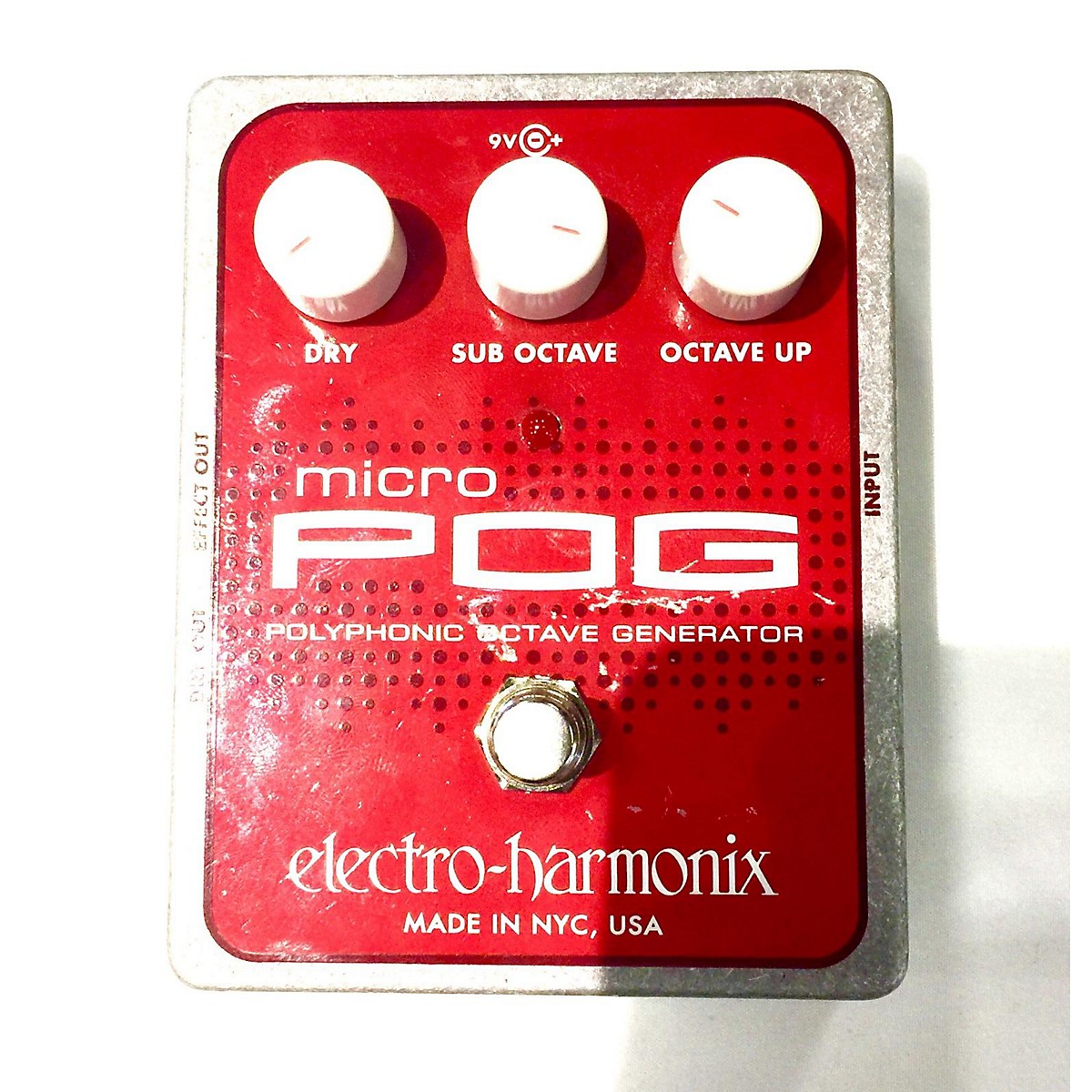 Used ElectroHarmonix Micro Pog Polyphonic Octave Generator Effect