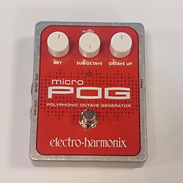 Used Electro-Harmonix Micro Pog Polyphonic Octave Generator Effect Pedal