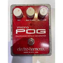 Used Electro-Harmonix Micro Pog Polyphonic Octave Generator Effect Pedal