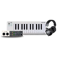 Arturia MicroLab mk3 25-key Keyboard Controller with Universal Audio Volt 2 USB Audio Interface & Warm Audio WA-CAB Studio Headphone Bundle