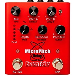 MicroPitch Delay Effects Pedal Red