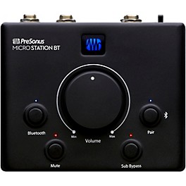 Open Box PreSonus MicroStation BT 2.1 Monitor Controller With BT Input and Dedicated Subwoofer Output