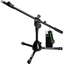 Open Box Gravity Stands Microphone Stand Short With Folding Tripod Base - Heavy Duty