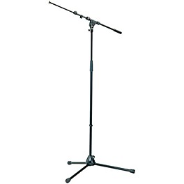 Open Box K&M Microphone Stand with Telescoping Boom Arm Level 1 Black