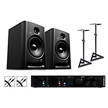 Arturia Minifuse 4 with Harbinger Studio Monitor Pair (Stands & Cables Included)