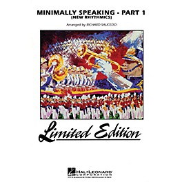 Hal Leonard Minimally Speaking - Part 1 (Newrhythmics) Marching Band Level 4-5 Arranged by Michael McIntosh