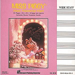 Hal Leonard Miss Piggy Manuscript Paper Book