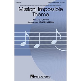 Hal Leonard Mission: Impossible Theme SATB DV A Cappella arranged by Roger Emerson