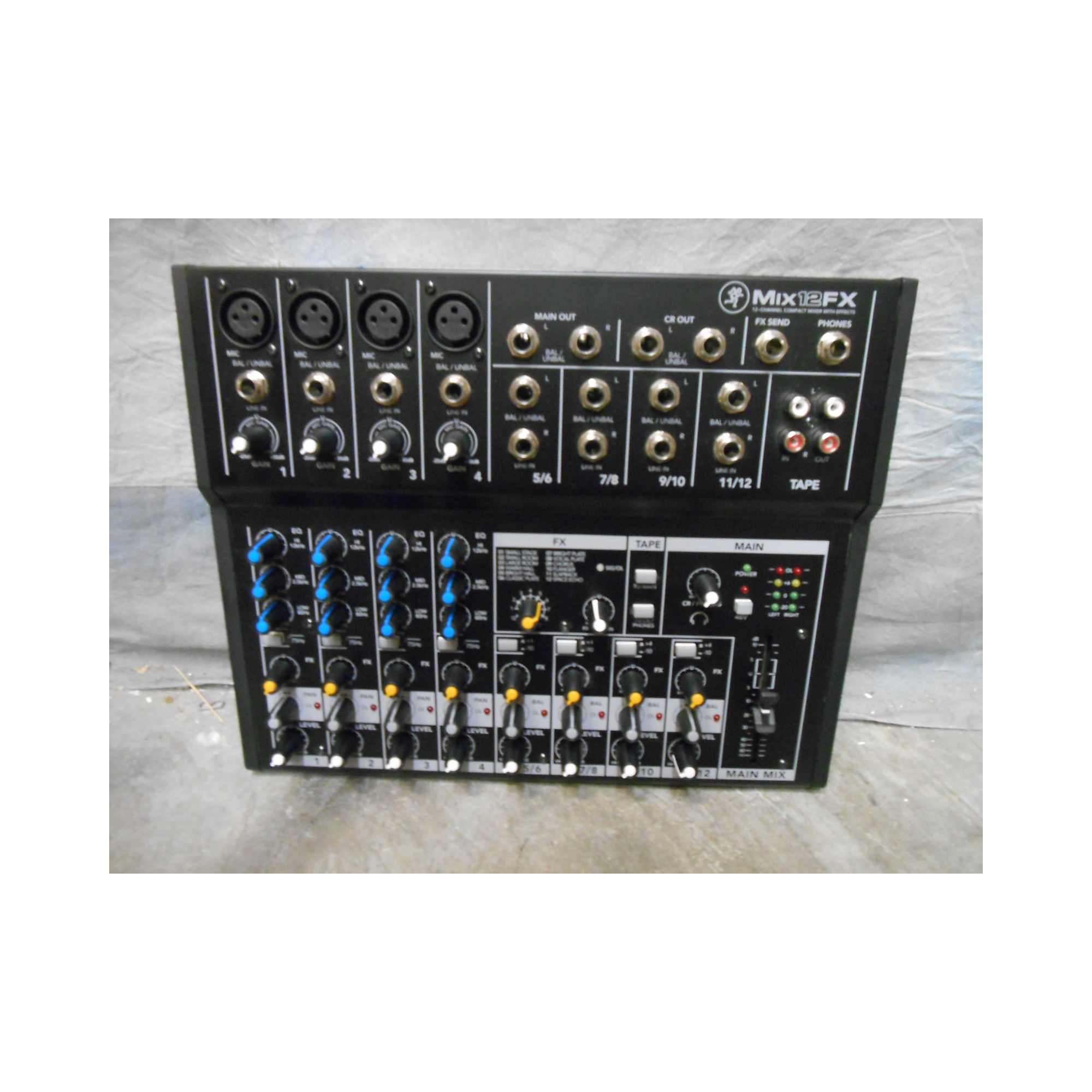 Used Mackie Mix12fx Unpowered Mixer | Guitar Center