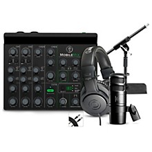 Mackie MobileMix Content Creator Bundle With AT2040 Microphone & ATH-M20X Headphones
