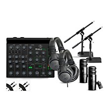 Mackie MobileMix Content Creator Bundle With AT2040 Microphones & ATH-M20X Headphones