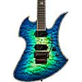 B.C. Rich Mockingbird Extreme Exotic With Floyd Rose Electric Guitar Cyan Blue