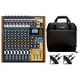 TASCAM Model 12 12-Channel All-in-One Mixer With Gator Mixer Bag and Cables