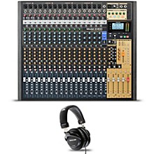TASCAM Model 2400 24-Channel Multitrack Recorder and Mixer With TH-300X Headphones