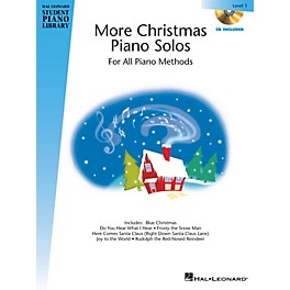 Hal Leonard More Christmas Piano Solos - Level 1 Piano Library Series Book with CD