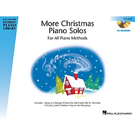 Hal Leonard More Christmas Piano Solos - Prestaff Level Piano Library Series Book with CD