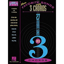 Hal Leonard More Favorite Songs with 3 Chords Book