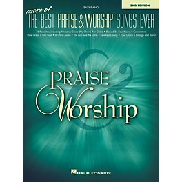 Hal Leonard More of The Best Praise & Worship Songs Ever - 2nd Edition Easy Piano Songbook