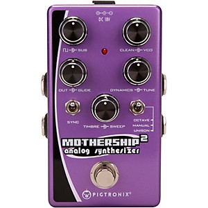 Pigtronix Mothership 2 Analog Synthesizer Pedal  