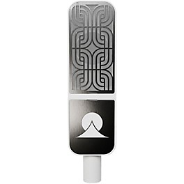 Ohma World Motif Condenser Microphone White & Stainless Steel