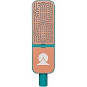 Motif Ribbon Microphone Teal & Apricot