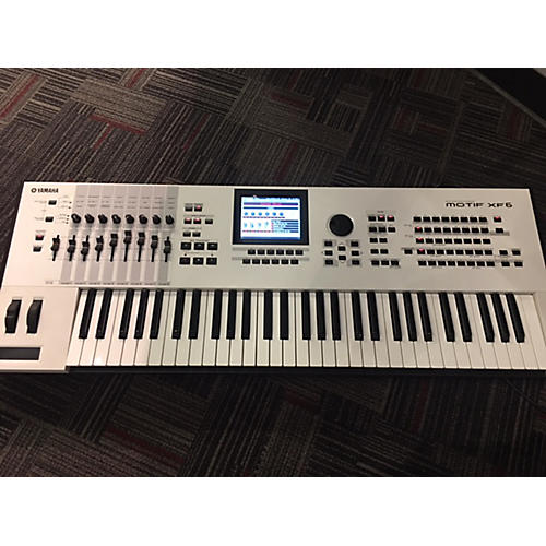 Used Yamaha Motif XF6 61Key White 40TH Anniversary Limited Edition