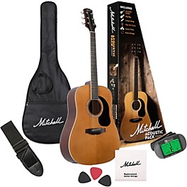 Mitchell Motion D150 Dreadnought Acoustic Guitar Pack