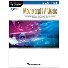 Hal Leonard Movie and TV Music for Clarinet Instrumental Play-Along Book/Audio Online