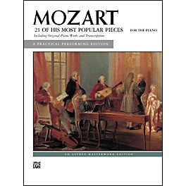 Alfred Mozart 21 of His Most Popular Pieces Intermediate Piano