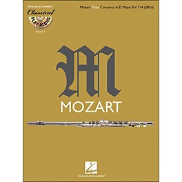 Hal Leonard Mozart: Flute Concerto In D M Ajor, Kv 314 Classical Play-Along Book/CD Vol.1