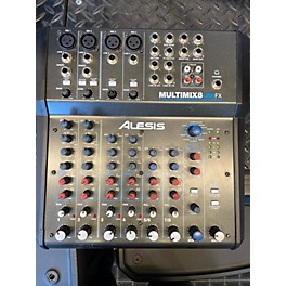 Used Alesis MultiMix 8 FX USB 8-Channel Unpowered Mixer