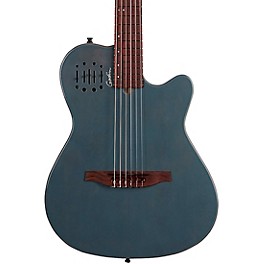 Blemished Godin Multiac Mundial Nylon-String Acoustic-Electric Guitar Level 2 Arctik Blue 197881124779