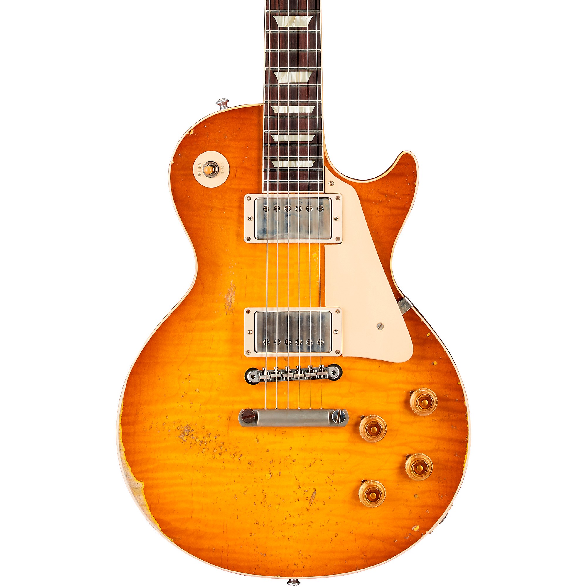 Gibson Custom Murphy Lab 1959 Les Paul Standard Reissue Ultra Heavy Aged Electric Guitar Lemon 5880