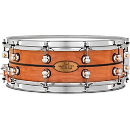 Pearl Music City Custom Solid Shell Snare Cherry with Ebony Inlay