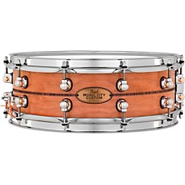 Pearl Music City Custom Solid Shell Snare Cherry with Kingwood Center Inlay