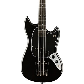 fender mustang black bass