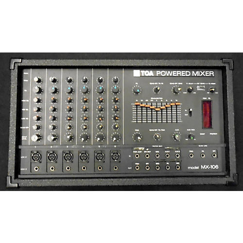 Used TOA Mx106 Powered Mixer Guitar Center