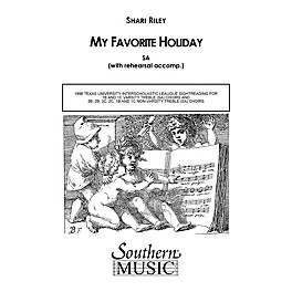 Hal Leonard My Favorite Holiday (Choral Music/Octavo Secular Sa) SA Composed by Riley, Shari