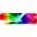 Jupiter MyCase Removable Decal - Trumpet Electric Rainbow