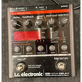 Used TC Electronic ND1 Nova Delay Effect Pedal