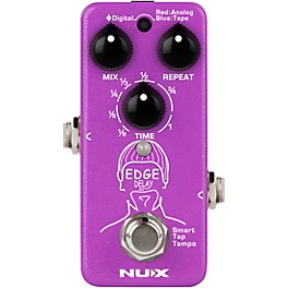 NUX NDD-3 Edge Mini Pedal with Three Delay Types and Smart Tap Temp Effects Pedal