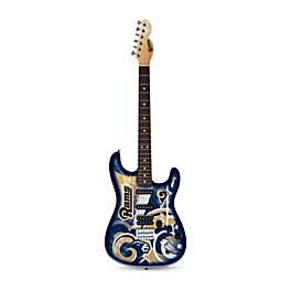 Blemished Woodrow Guitars NFL Northender Electric Guitar Level 2 Los Angeles Rams 194744494833