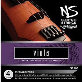 D'Addario NS410 NS Electric Viola Strings