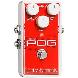 Open Box Electro-Harmonix Nano POG Polyphonic Octave Generator Guitar Effects Pedal Level 1