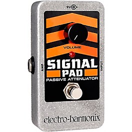 Open Box Electro-Harmonix Nano Signal Pad Attenuator Guitar Effects Pedal Level 1
