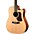 Walden Natura Solid Spruce Top Dreadnought Acoustic Cutaway-Electric Open Pore Satin Natural