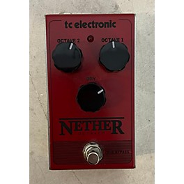 Used TC Electronic Nether Octaver Effect Pedal