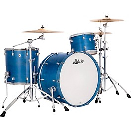 Ludwig NeuSonic 3-Piece Pro Beat Shell Pack With 24" Bass Drum Satin Royal Blue