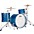 Ludwig NeuSonic 3-Piece Pro Beat Shell Pack With 24" Bass Drum Satin Royal Blue