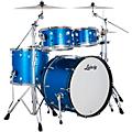 Ludwig NeuSonic 4-Piece Rapid Mod Shell Pack With 22" Bass Drum Blue Super Sparkle